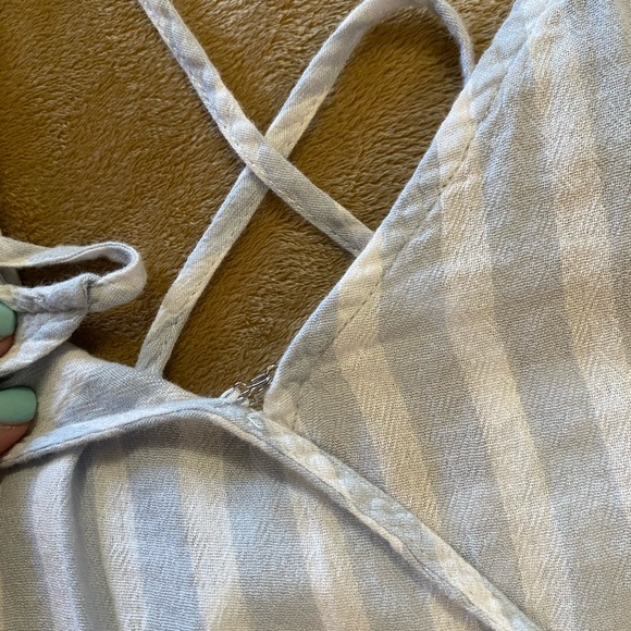 Blue and white cami blouse - Picture 8 of 8